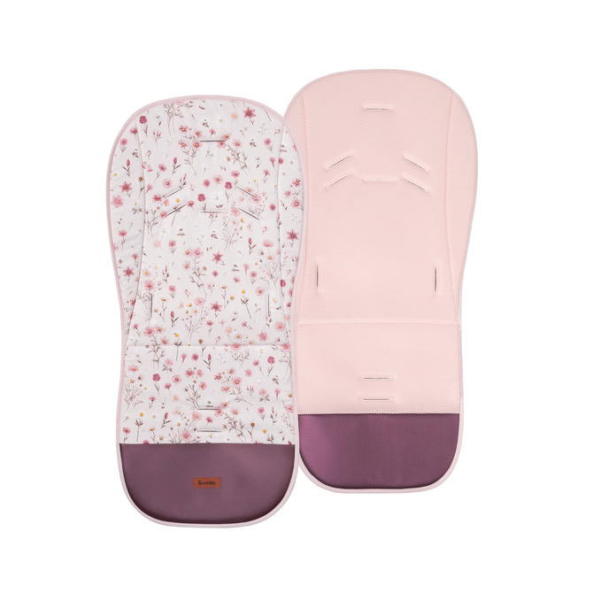 WKŁADKA DO WÓZKA 3D BLOOM PINK