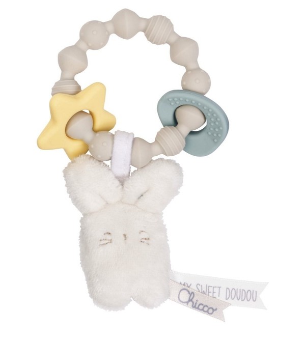 184354 CUDDLY BUNNISH TEETHING TOY