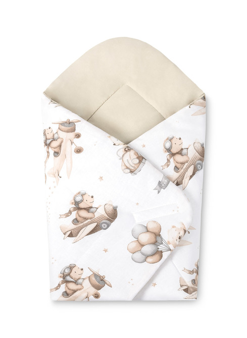 ROŻEK BAWEŁNA FLYING TEDDY BEIGE 75X75