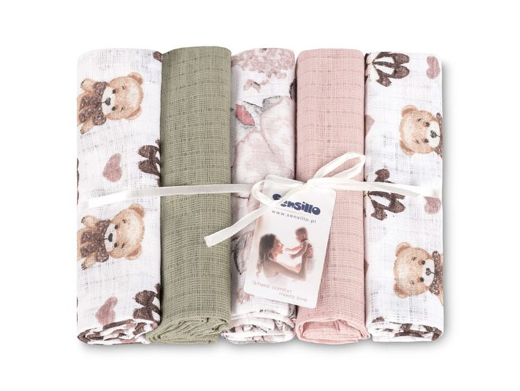 PIELUCHA TETRA 70X80 5-PACK TEDDY PINK