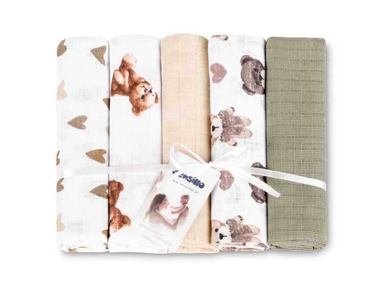 PIELUCHA TETRA 70X80 5-PACK TEDDY BEIGE