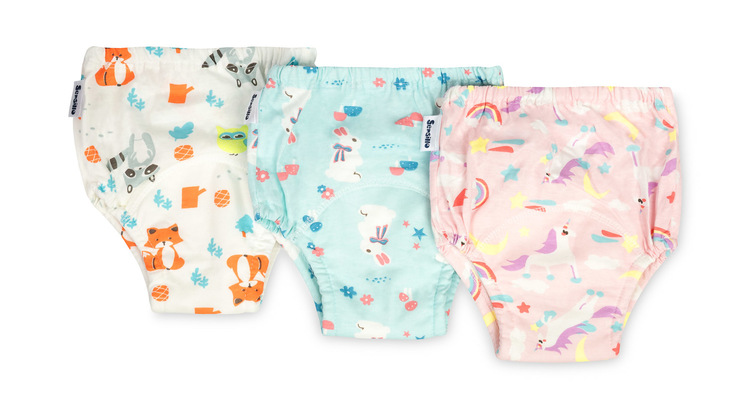 TRAINING PANTIES SNUGGI 3-PACK UNICORN & BUNNY