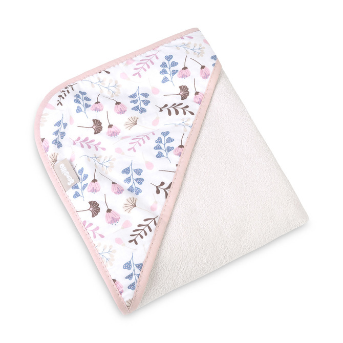 OKRYCIE KĄPIELOWE FROTTE 100X100 LUVI TWIGS PINK