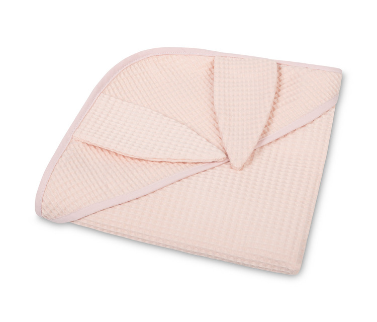 BATH COVER WAFFLE PINK 110X110