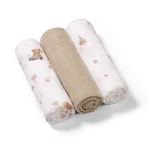 348/15 SUPER SOFT BEIGE MUSLIN DIAPERS