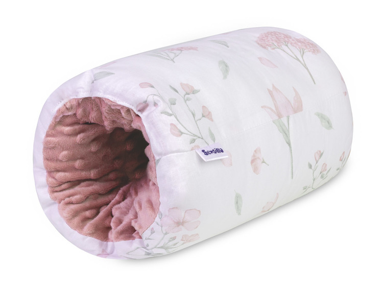 MUFKA DO KARMIENIA MINKY FLORI DUSTY PINK