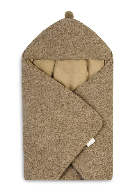 OTULACZ DO FOTELIKA BOUCLE 75X75 DARK BEIGE
