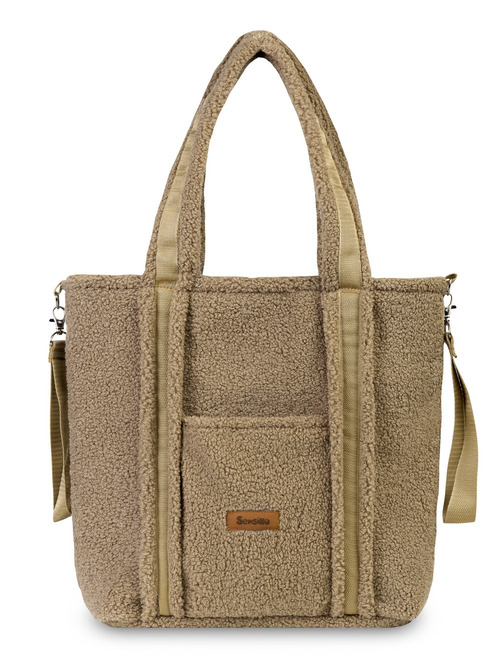 TORBA CLASSIC BOUCLE DARK BEIGE