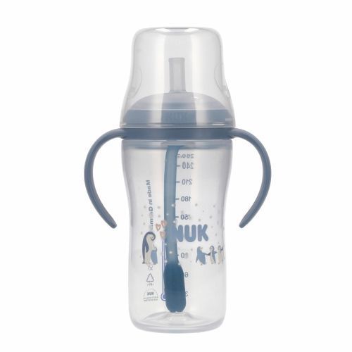 446446 BUTELKA DO NAUKI PICIA ZE SŁOMKĄ 260ML PERFECT MATCH PINGWIN 583942, 10216320