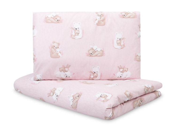 2 PIECE BEDDING COTTON BEAR AND RABBIT 100X135