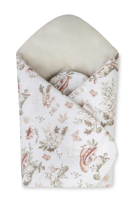 BABY WRAP COTTON FOREST'S GIFTS BEIGE 75X75