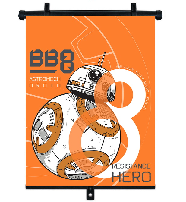 9320 CAR SHADE STAR WARS 1PC. 36x45