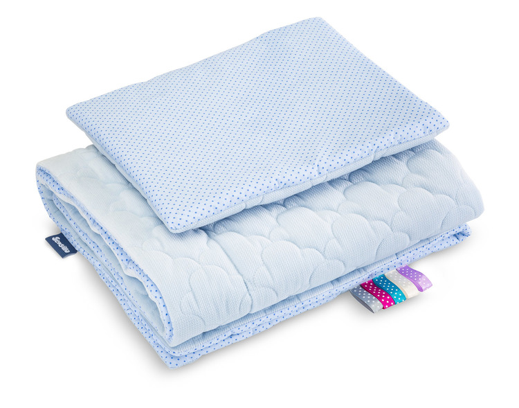 SET VELVET BLAU / PUNKTE