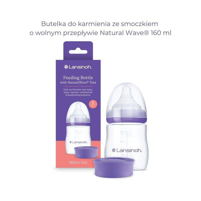3988 BUTELKA 160ML + SMOCZEK LANSINOH
