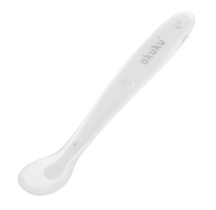 A0417 Silicone spoon white