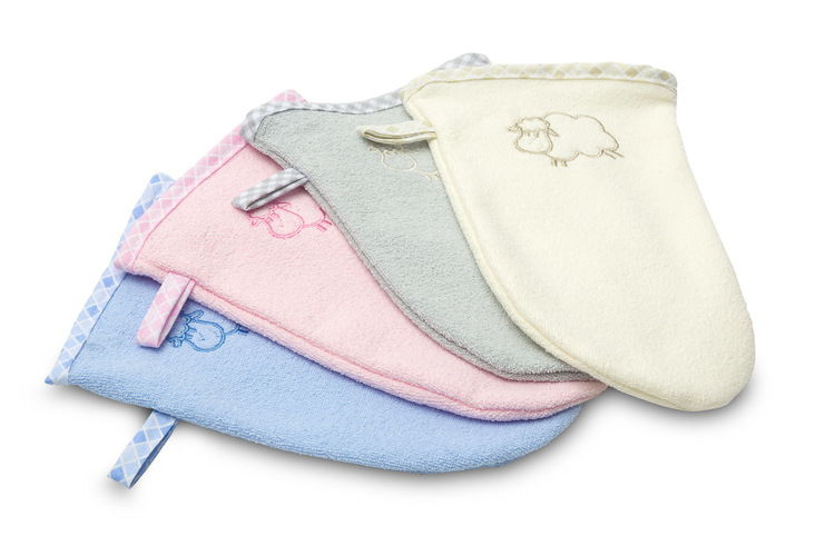Mitten Wash Cloth 1 pc (multipack - 4pcs)