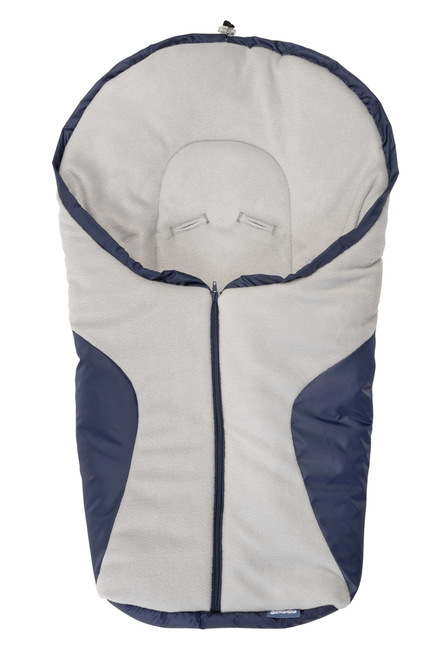 ŚPIWOREK DO FOTELIKA - NAVY / GREY POLAR 75 X 36