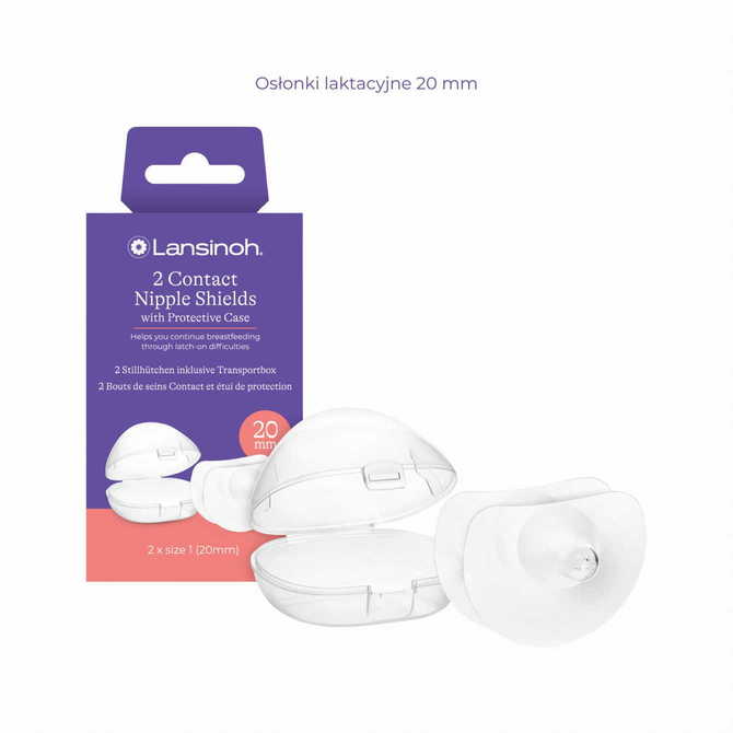 0765 OSŁONKI LAKTACYJNE 20mm LANSINOH