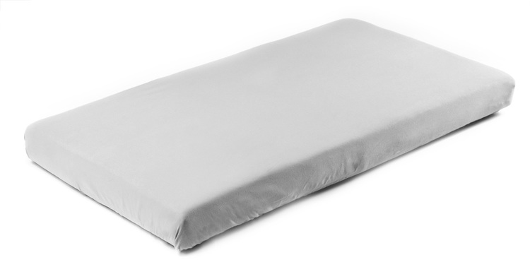 PRZEŚCIERADŁO JERSEY SZARY 120x60