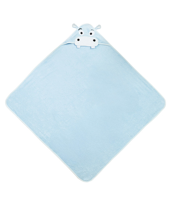WATERFRIENDS BATH COVER 100x100 HIPPO BLUE