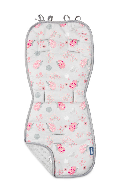 EINLAGE FÜR KINDERWAGEN BASIC IGEL ROSA