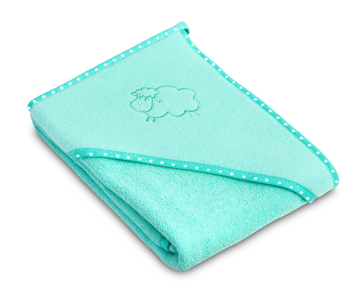 Lamb soft bath towel – turquoise