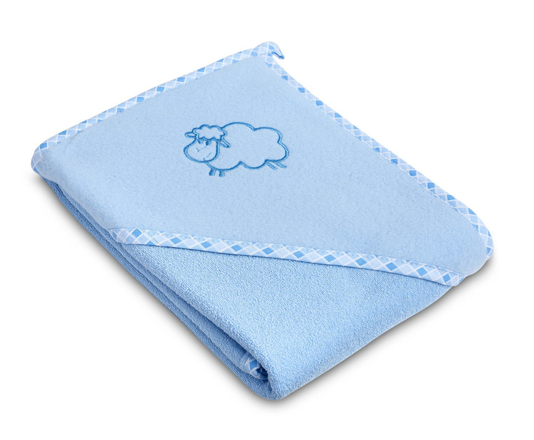 Lamb soft bath towel – blue