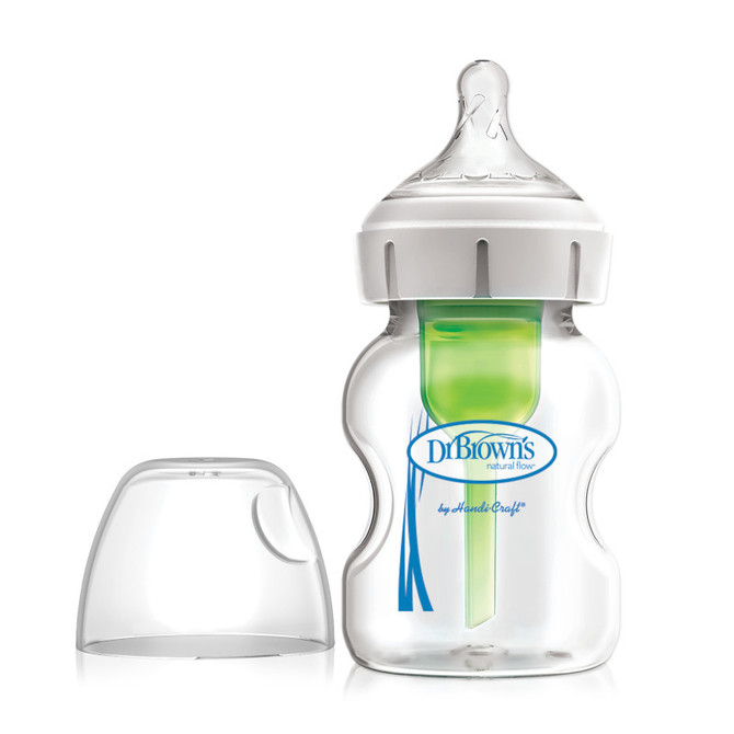 WB51730 5 oz/150 ml Glass Wide-Neck Options+ Bottle, 1-Pack