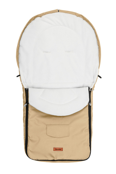 ŚPIWOREK POLAR CAPPUCCINO DO WÓZKA (95x40)