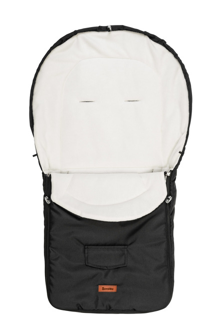 ŚPIWOREK POLAR BLACK DO WÓZKA (95x40)